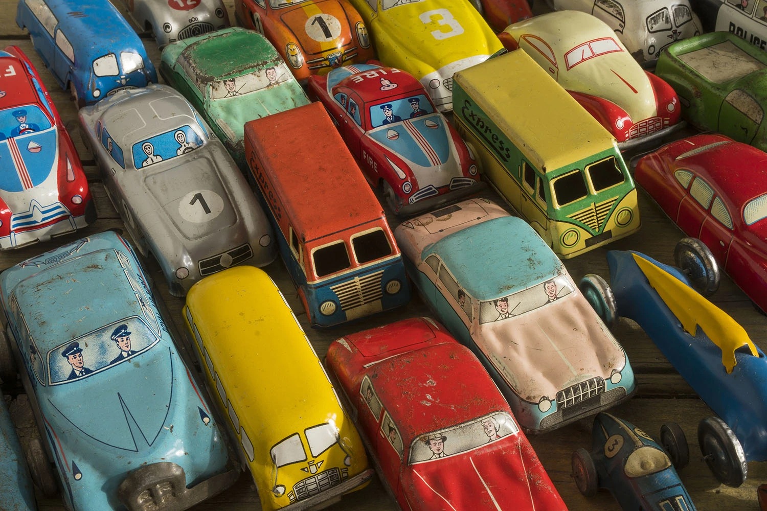 Vintage cars toys