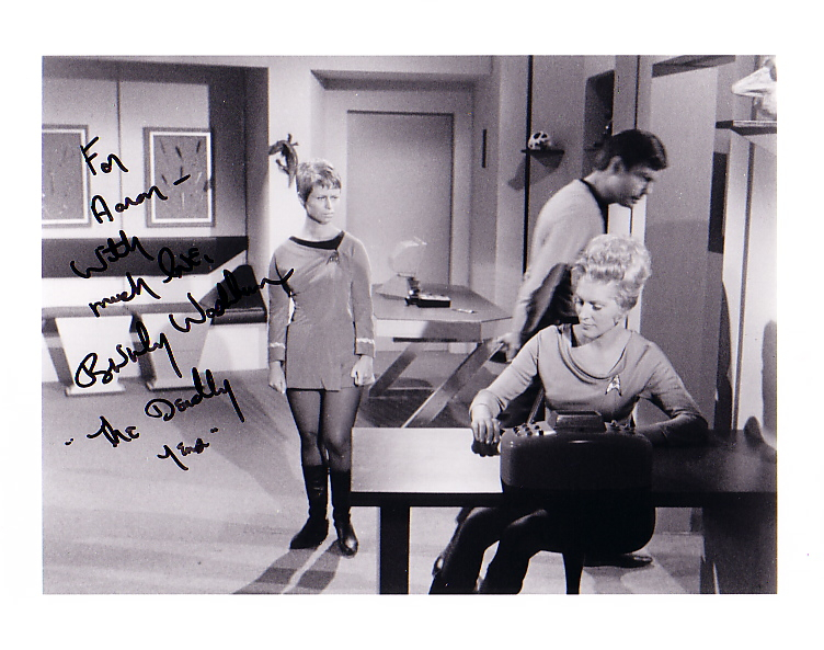 Star Trek Beverly Washburn Autograph