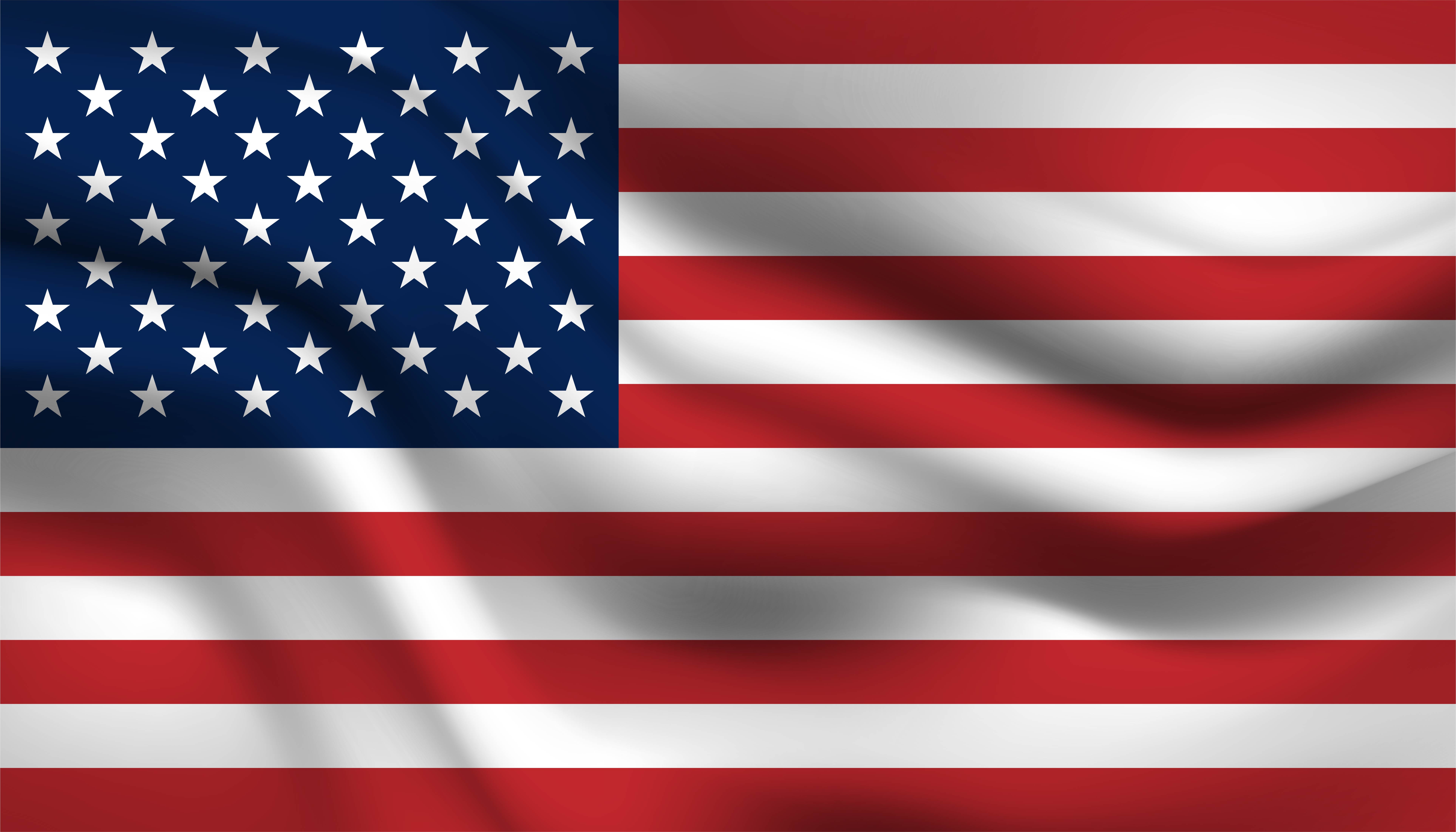 Flag of United States of America temporarily background template.