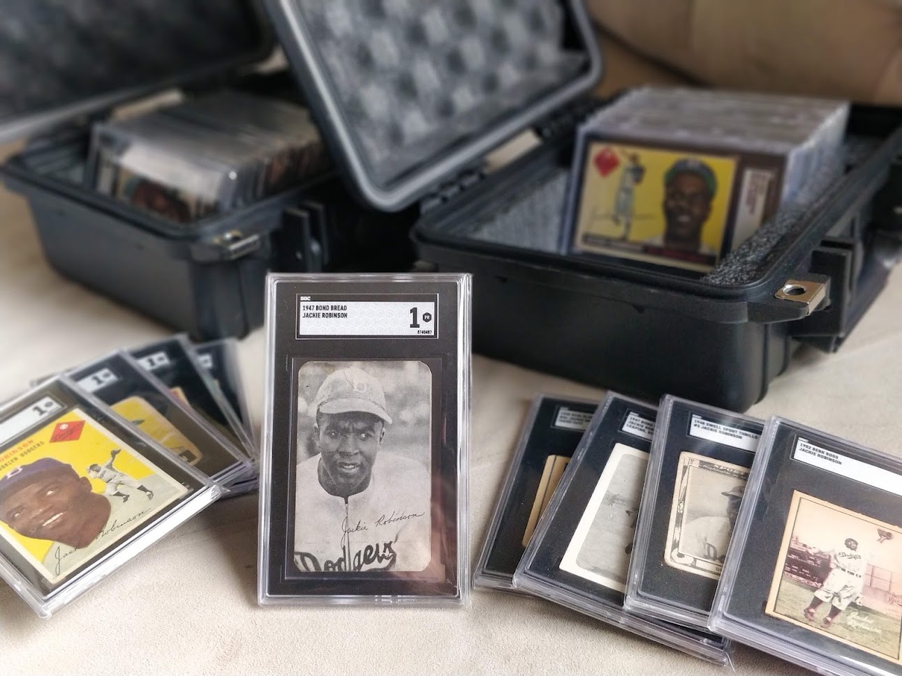 Card Collection Insurance Baseball Card Collector Focuses on Jackie Robinson Cards - Collectibles ...