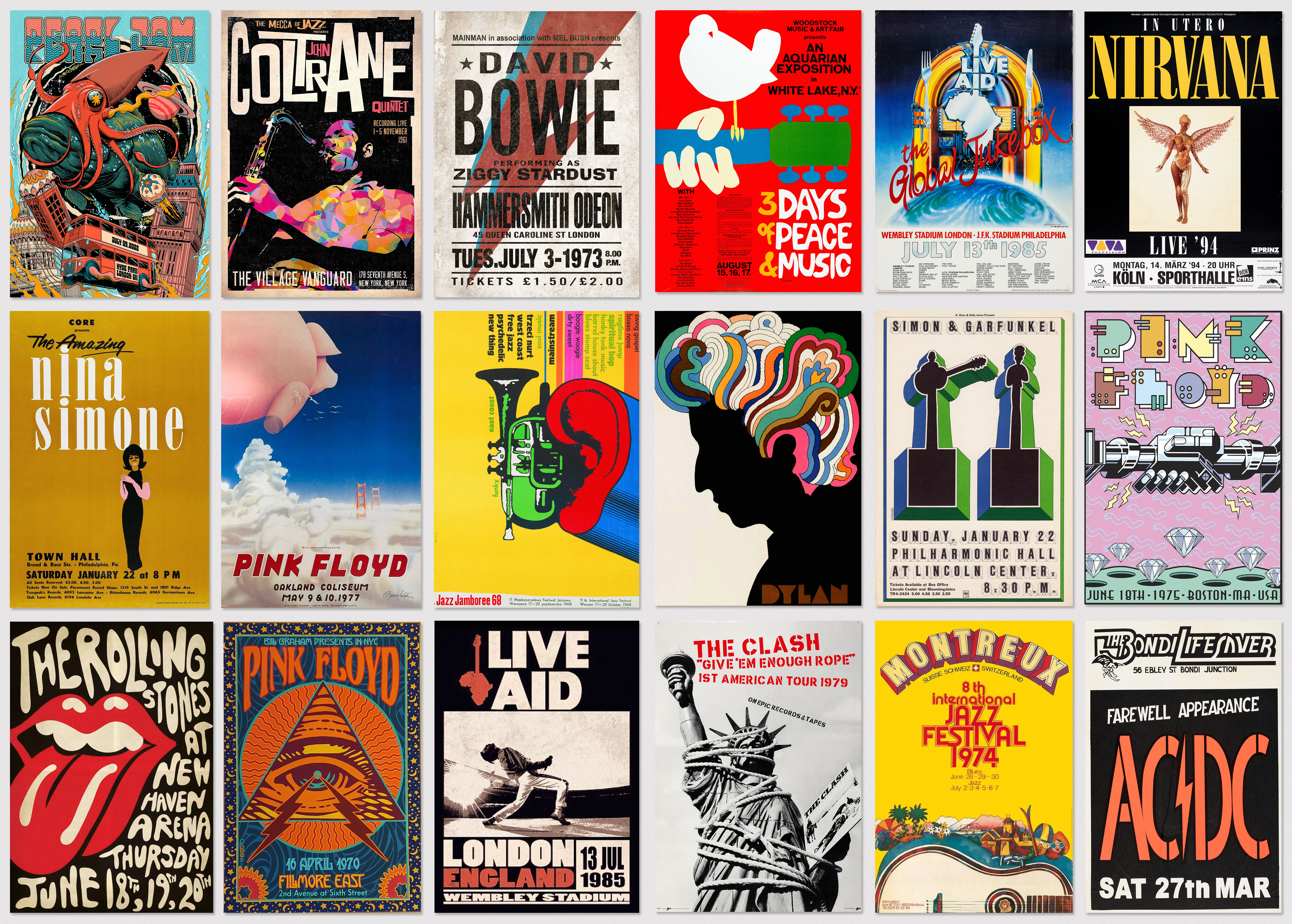 Vintage Concert Posters