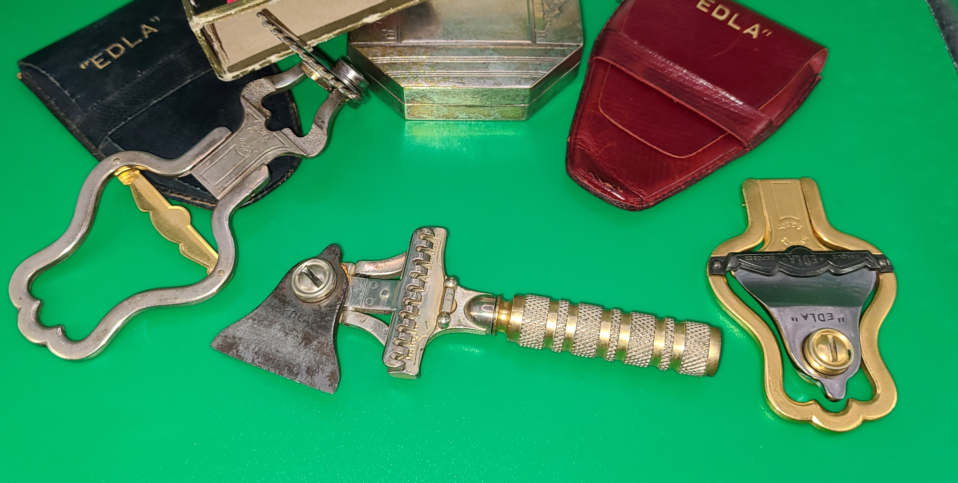 Vintage Safety Razor Blade Sharpener, Vintage Working Safety Razor