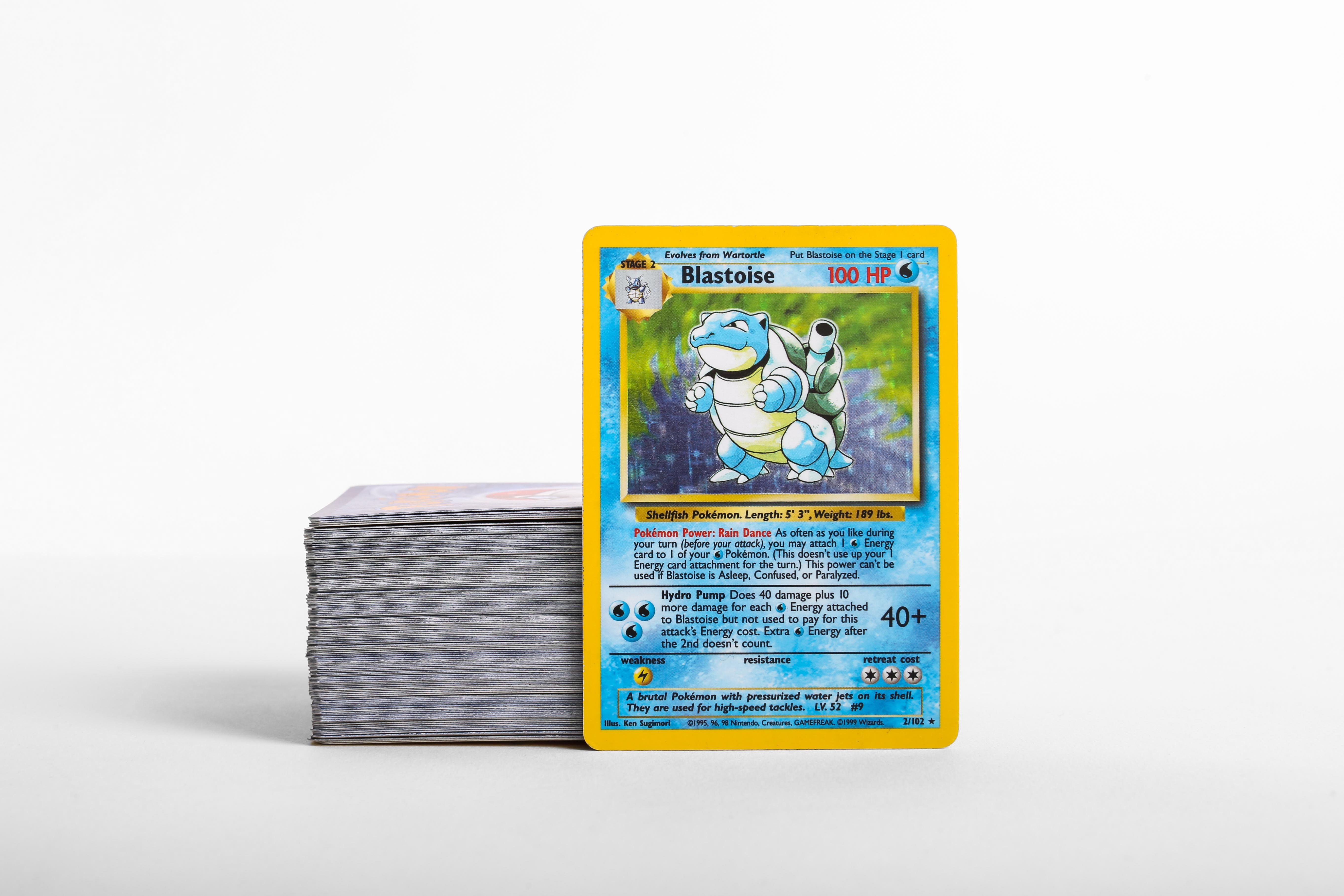 Blastoise Commissioned Presentation Galaxy Star Hologram Card