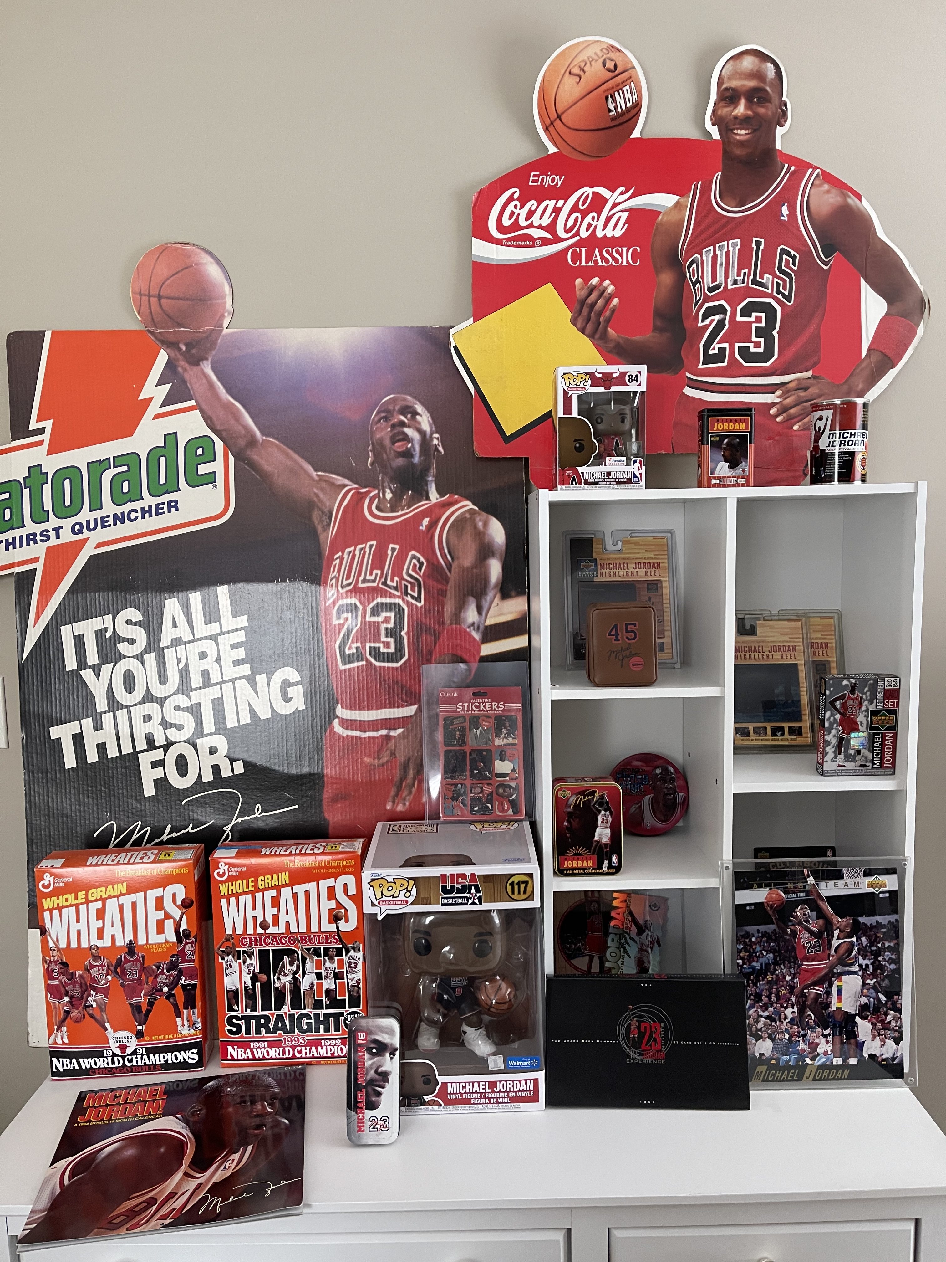 Sports Card Collector Focuses on His Favorite Player, Michael Jordan