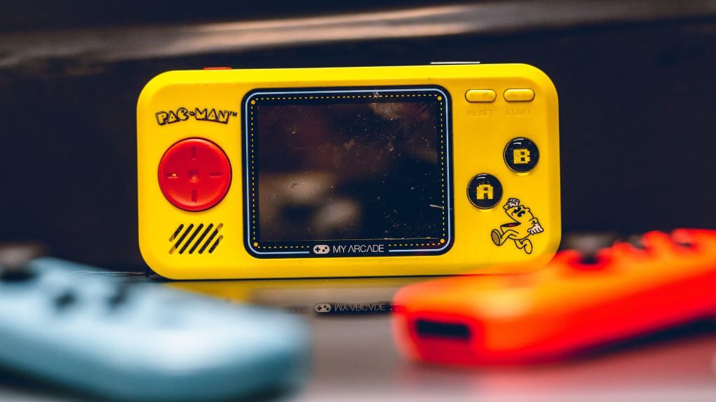 Handheld Pac-Man game