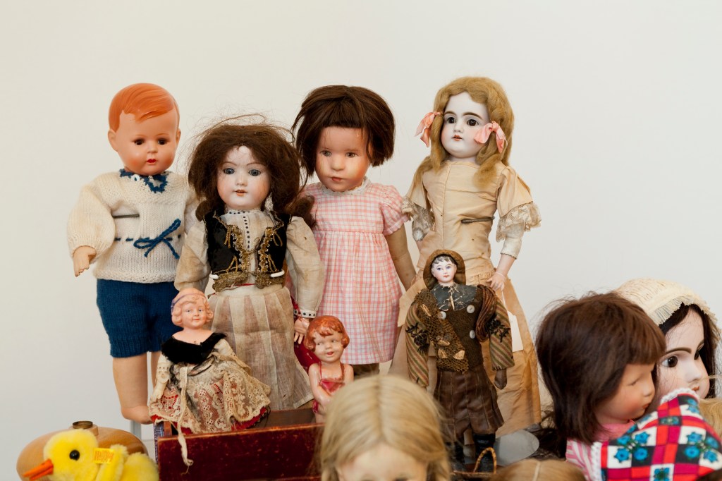 Types of store antique dolls