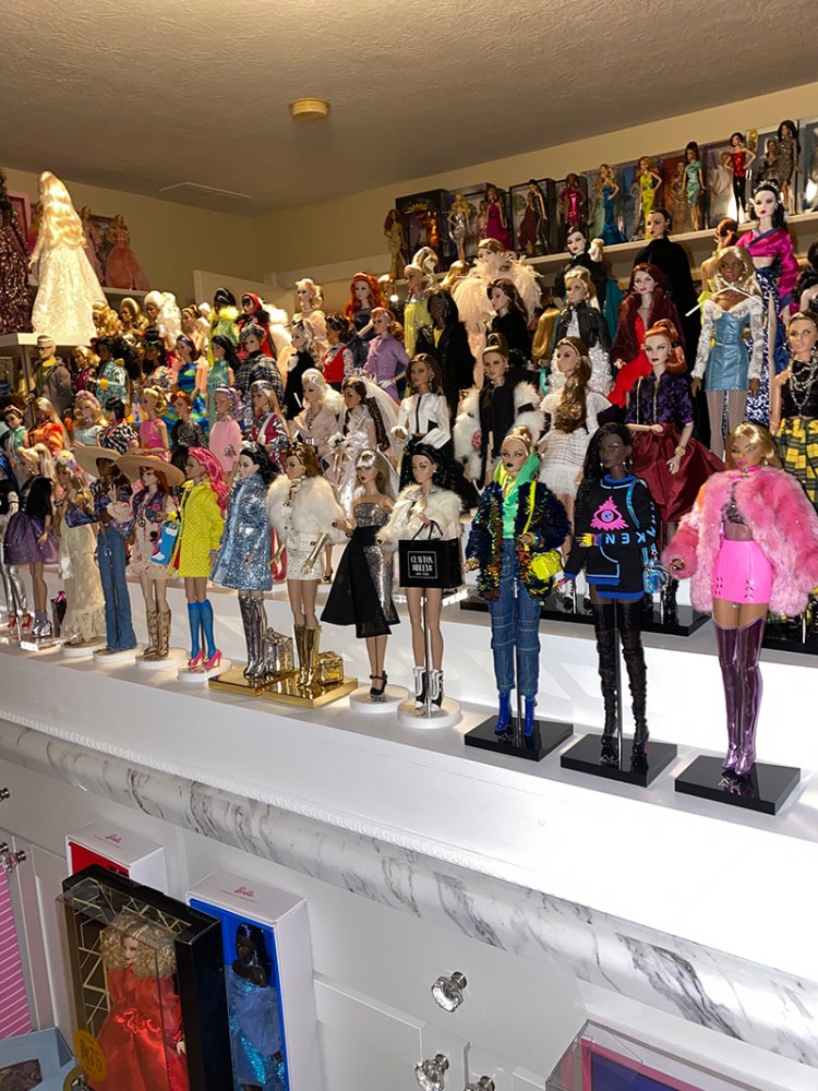Barbie doll display