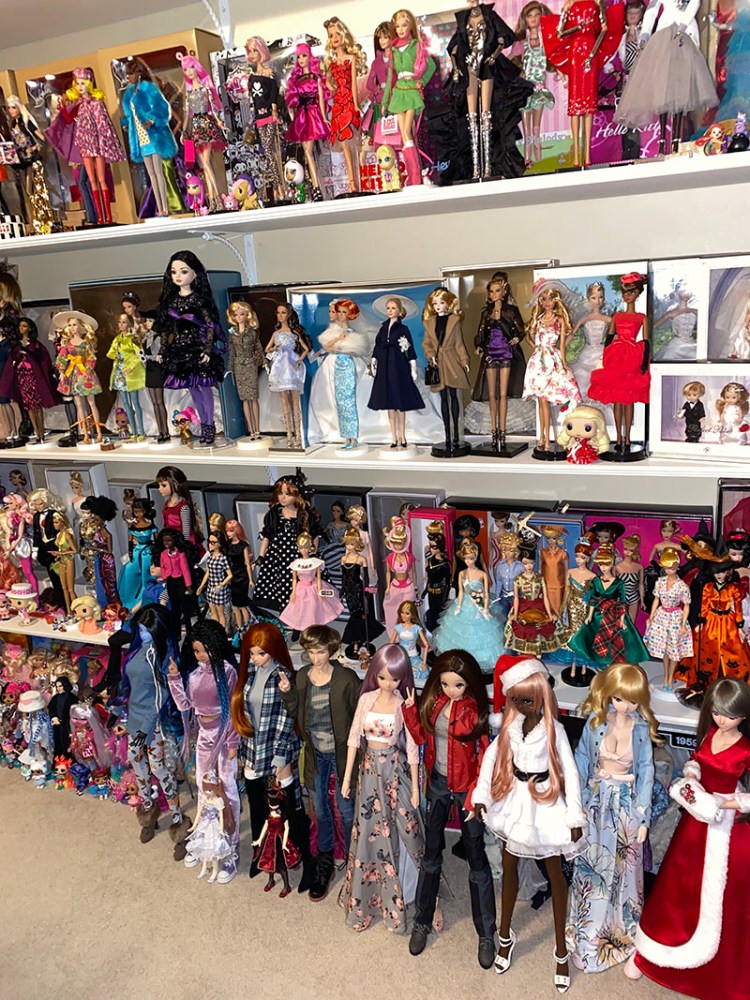 A room full of dolls