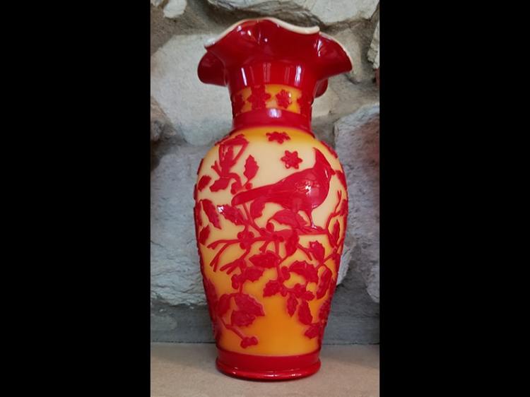 Fenton Glass Vase by Chris Carpenter