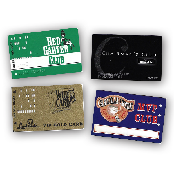 Individual slot cards from Bob's collection