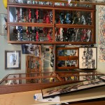 Model car collection on display